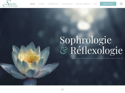 Exemple site vitrine iPaoo Sandrina Sophrologie